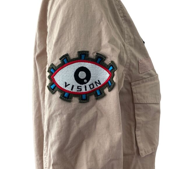 Love Tree Shacket Shirt Jacket Womens Small Part E-3CL Military - Picture 8 of 14